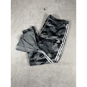 Adidas Track Tiro Pants Men Size 2XL Camo Gray Athletic Joggers Training Casual